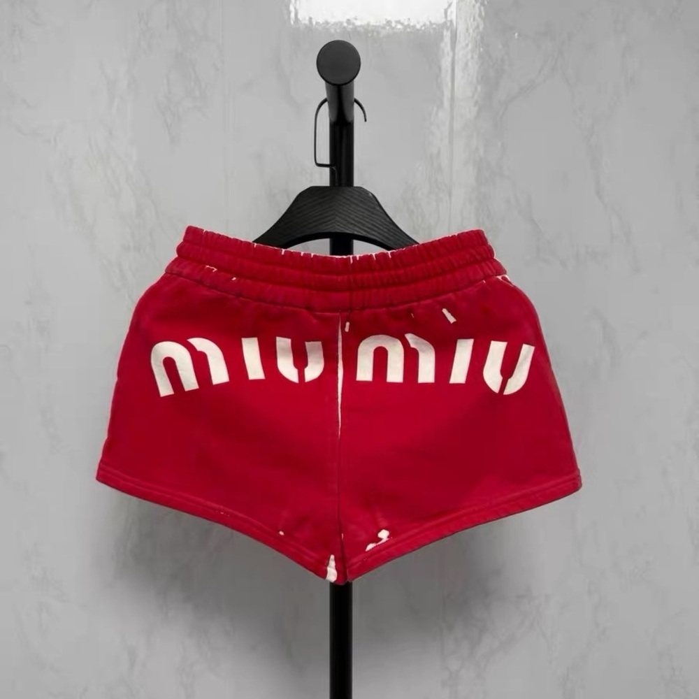 ❌sold❌Authentic Miu Miu Red Women's Shorts